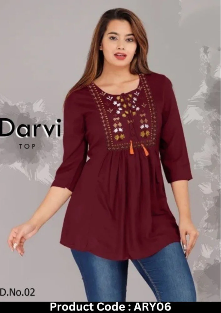Best Selling Cotton Western Top